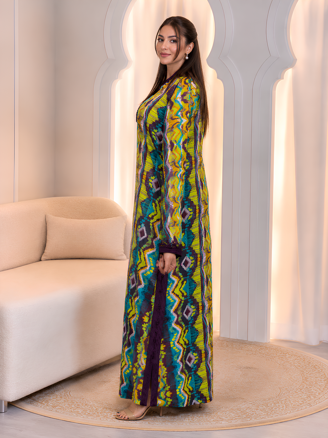 Golden Mosaic Kaftan