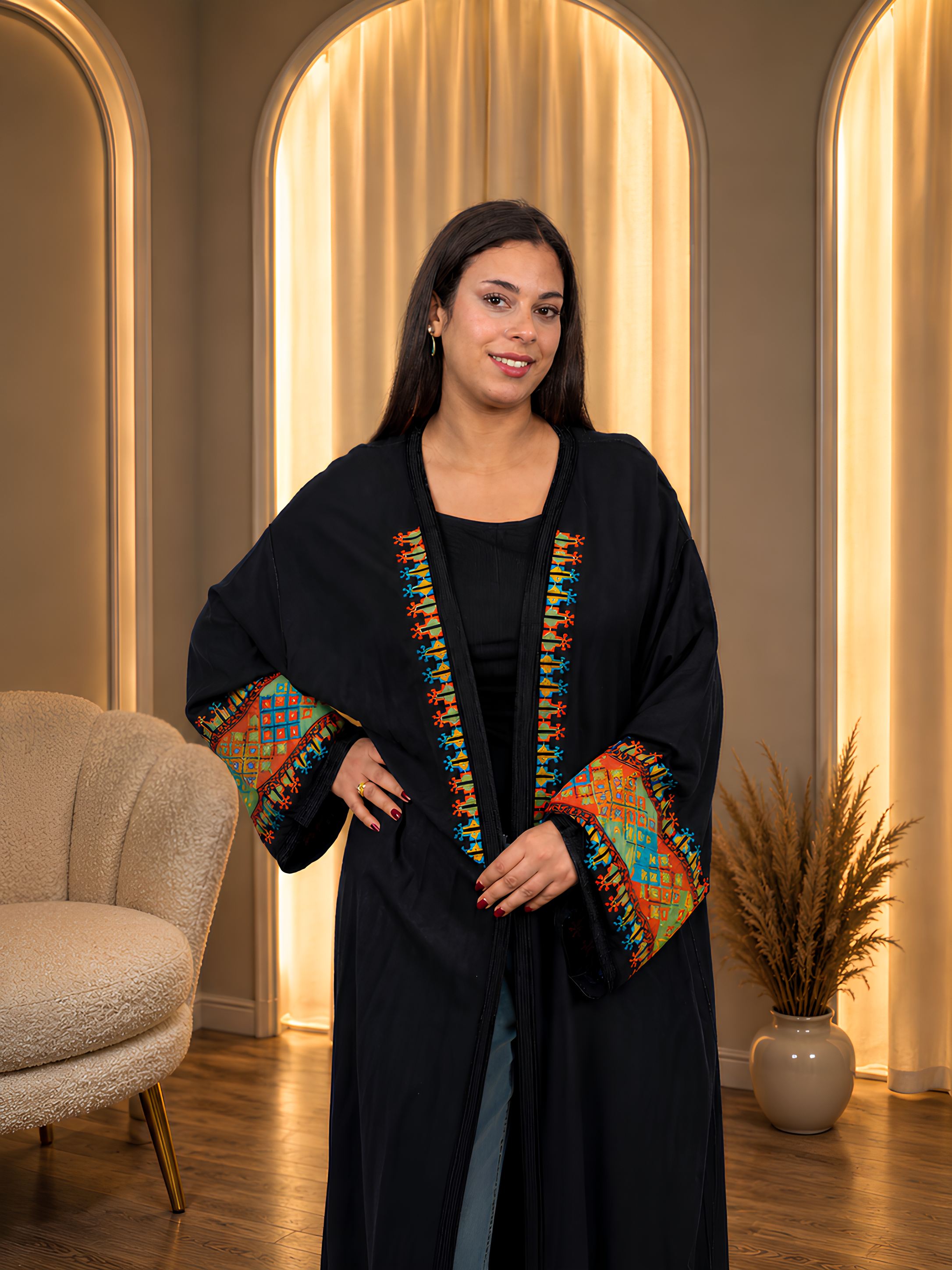 Midnight Abaya Heritage
