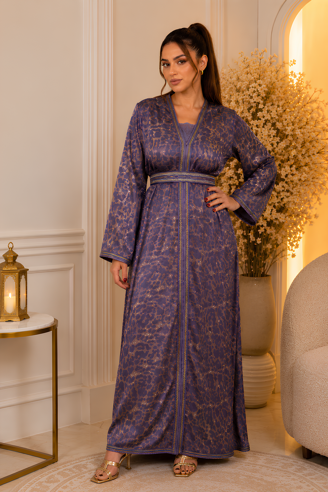 Caftan Amethyst Jacquard