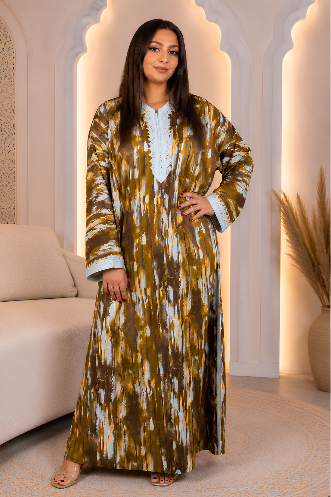 Golden Heritage Moroccan Caftan
