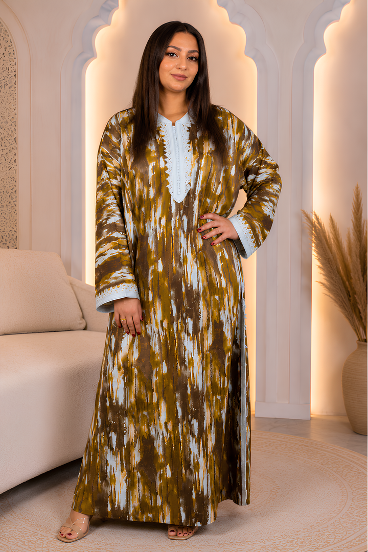 Golden Heritage Moroccan Caftan