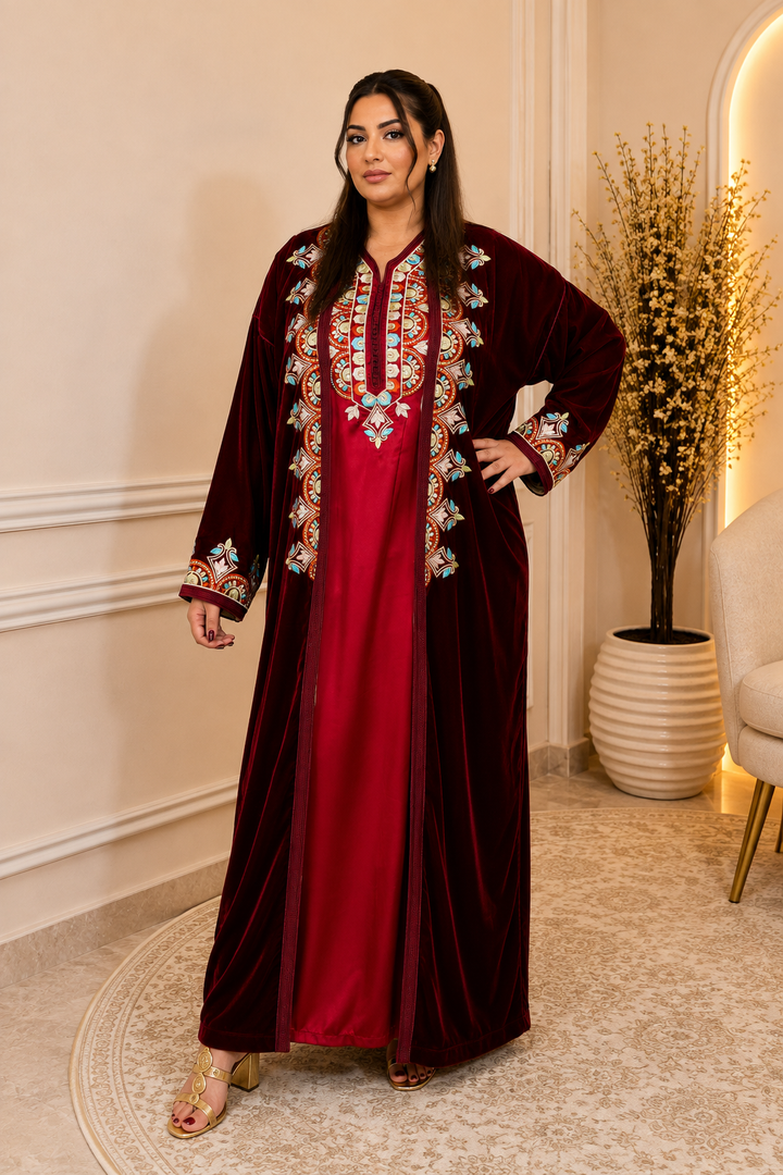 CAFTAN MOPRA ROUGE