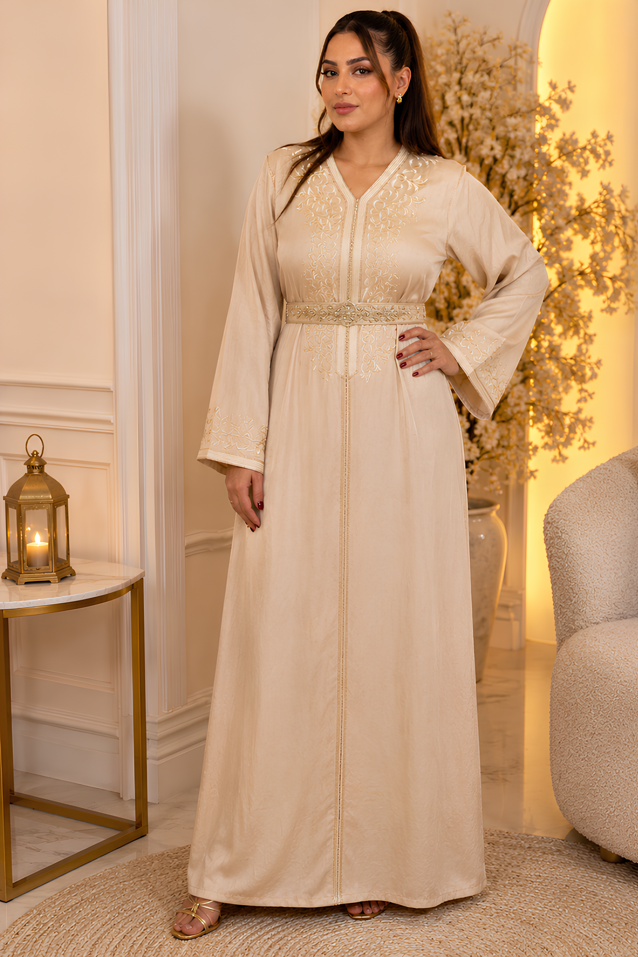 Kaftan Gold Embroidered