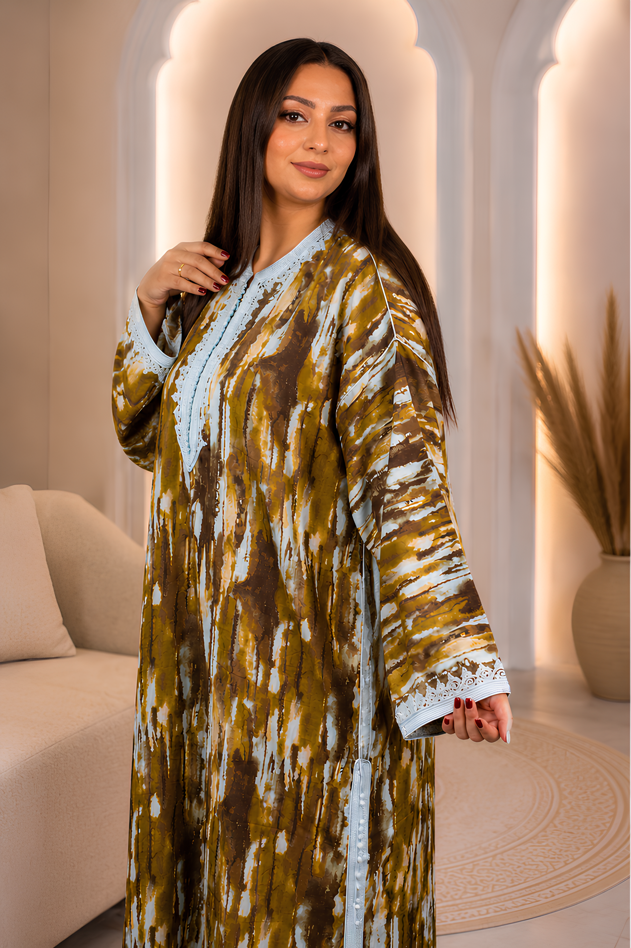 Golden Heritage Moroccan Caftan