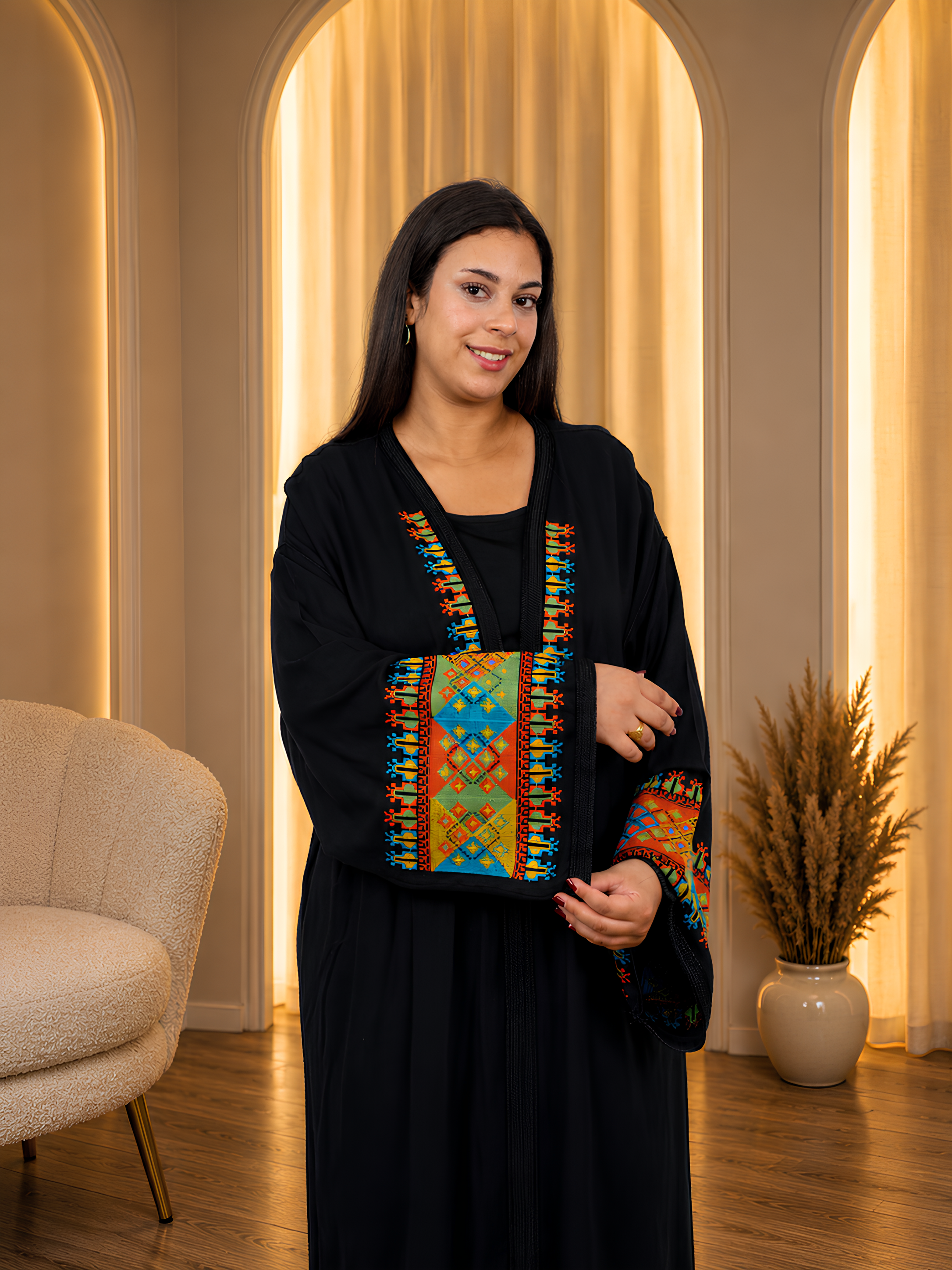 Midnight Abaya Heritage