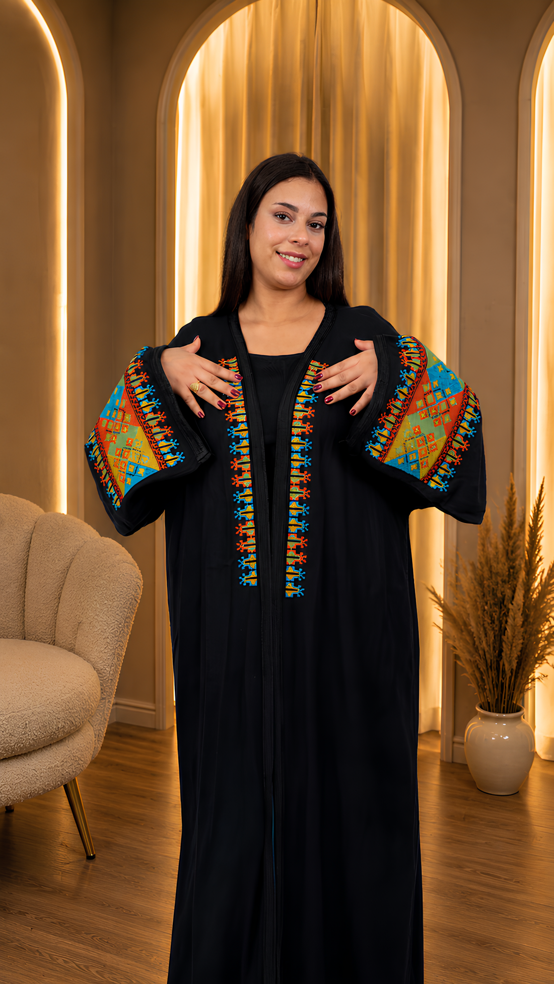 Midnight Abaya Heritage