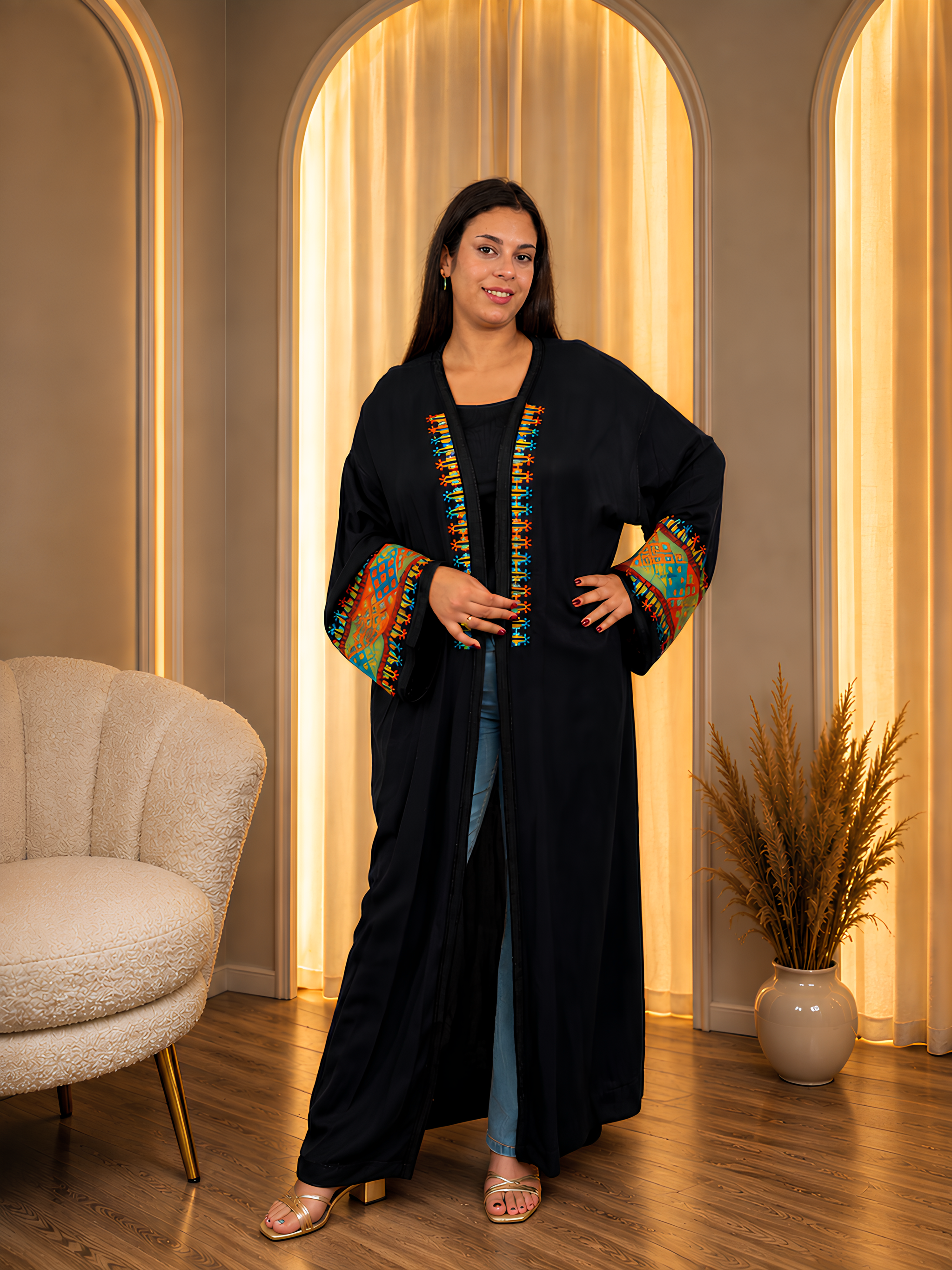 Midnight Abaya Heritage