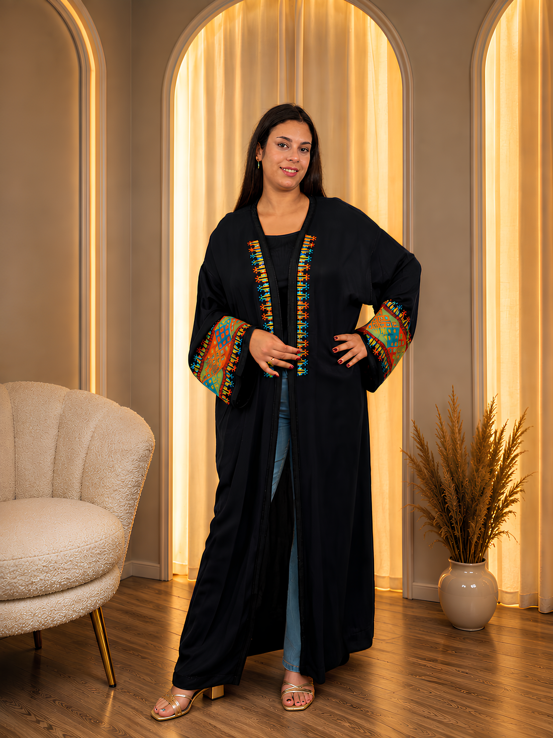 Midnight Abaya Heritage