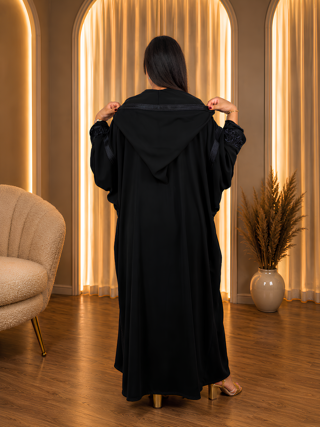 Noir Embroidered