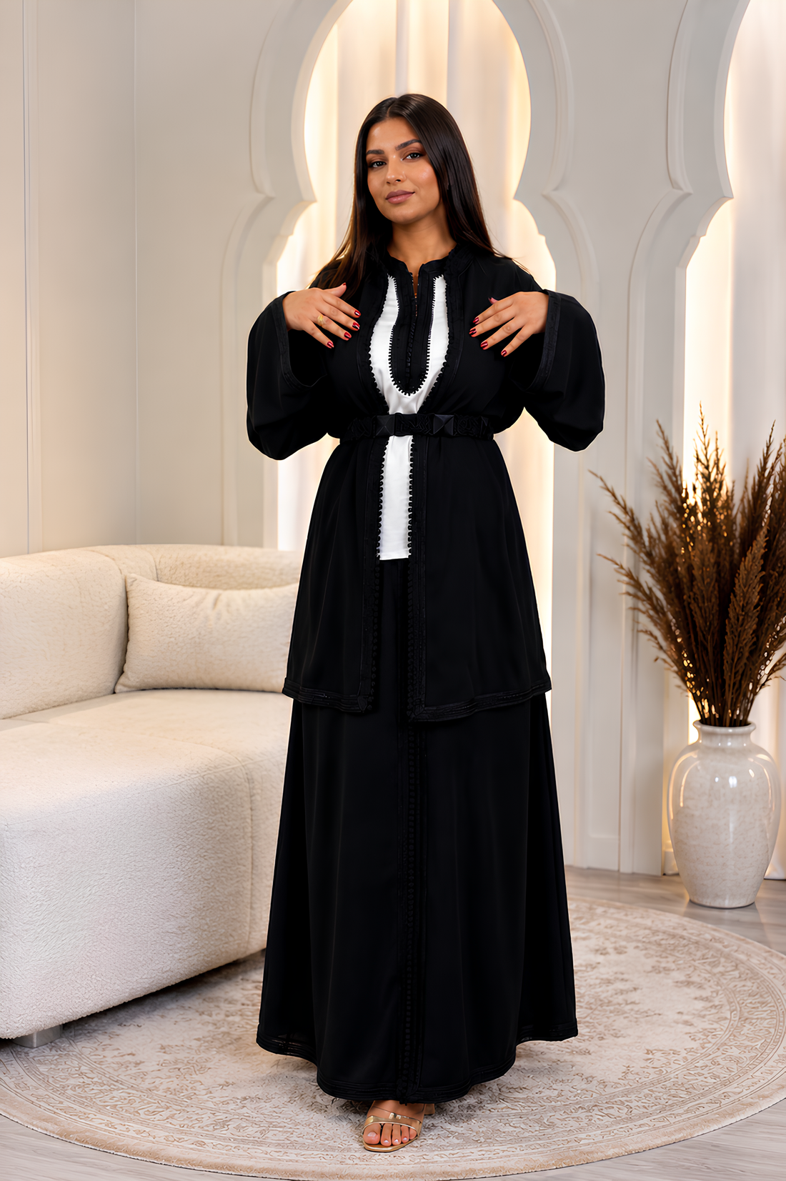 Noir Heritage Abaya