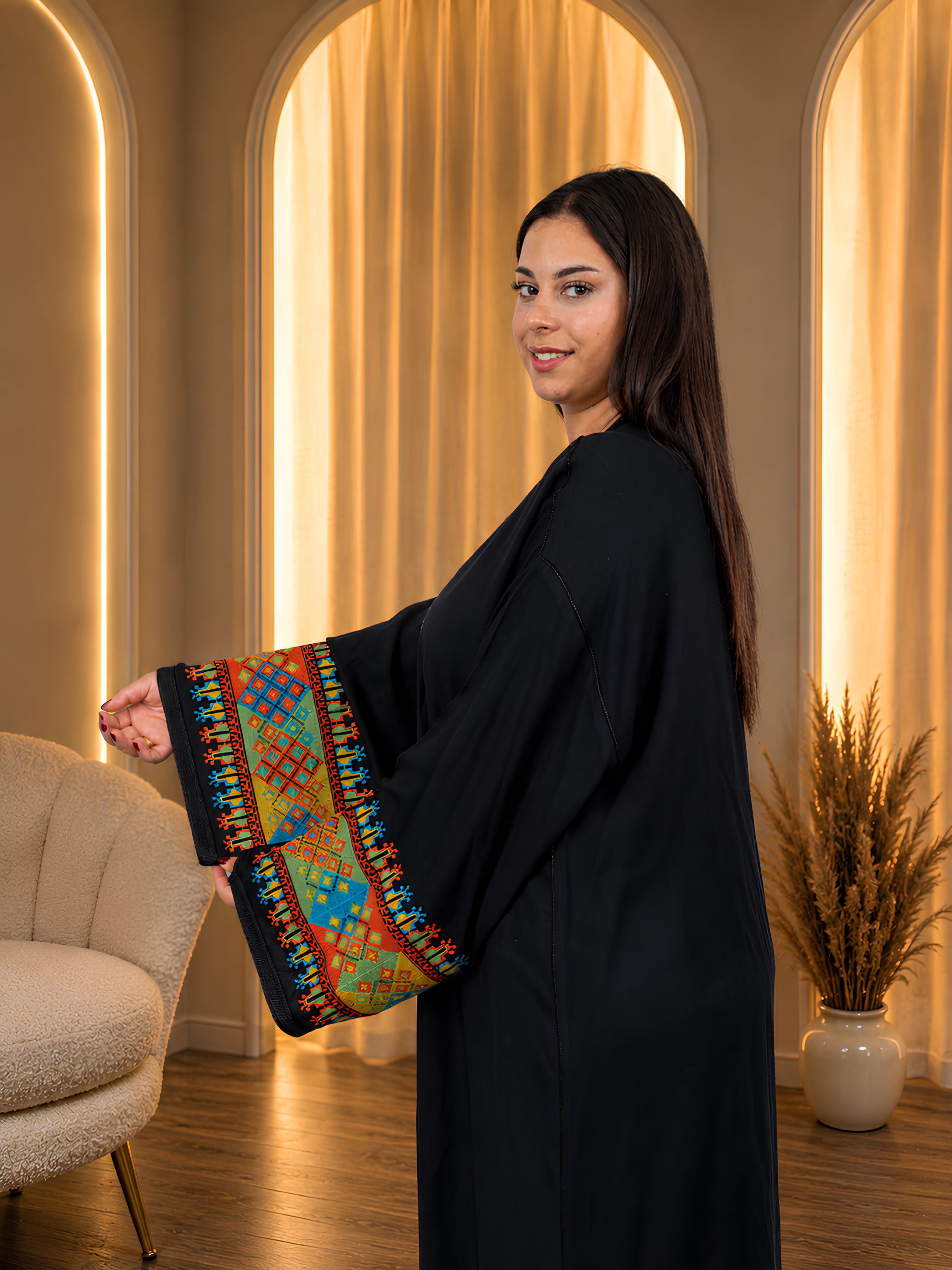 Midnight Abaya Heritage